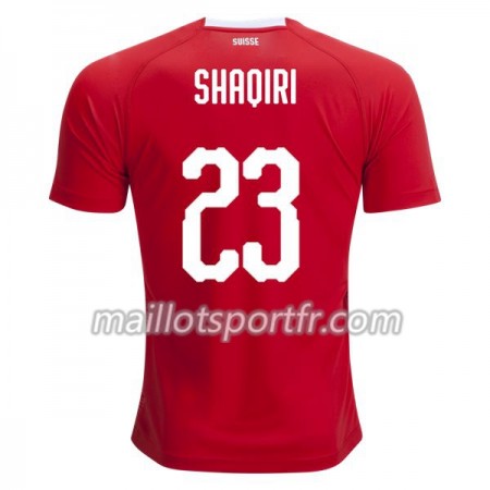 Maillot de Foot Suisse Shaqiri 23 Domicile Coupe du monde 2018